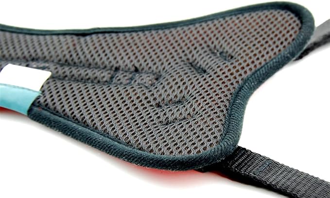 Pet Dog Vest Breathable Mesh Collar Accessories Dog Padding Adjustable Seat Belt Suitable for Medium and Large Dogs (C L)