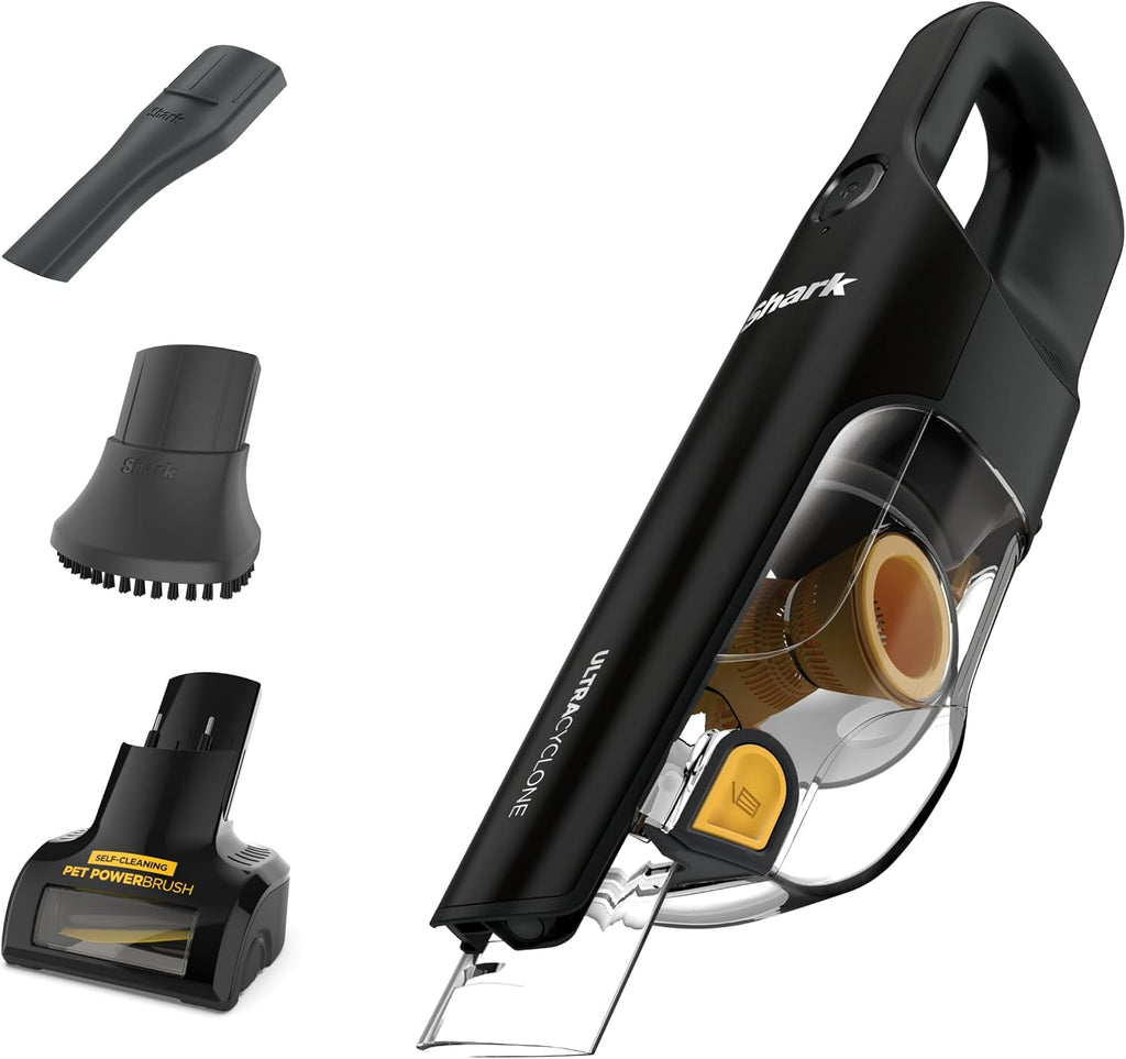 Shark UltraCyclone Pet Pro Plus Cordless Hand Vacuum, Black, CH951
